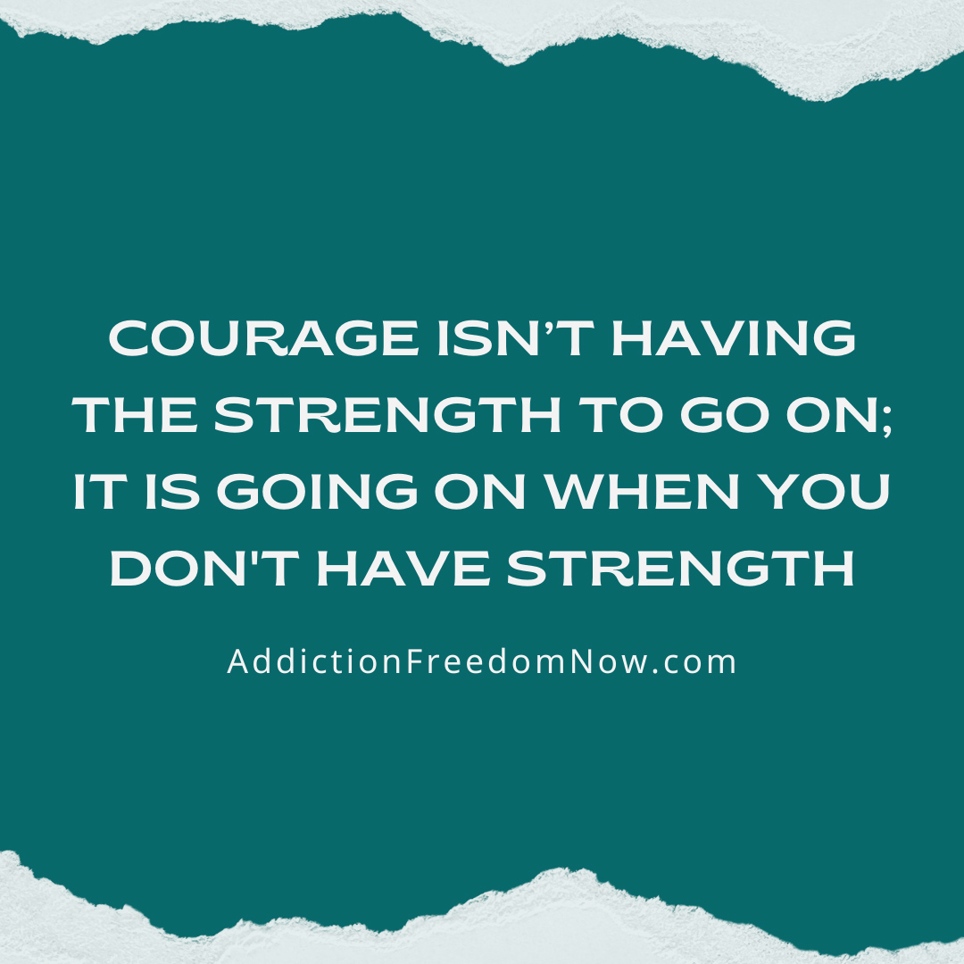 Going On When You Don't Have Strength